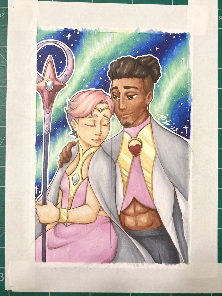 This was just a test but I got a little carried away!

#Shera #sherafanart #DreamWorks #copic #copicmarkers #traditional #traditionalart #humanartist #fanart #galaxy #Glimmer #bow #glow