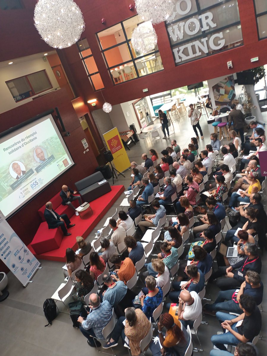 ♻️Ouverture des rencontres du #réemploi #solidaire avec la table ronde "Comment favoriser le réemploi solidaire en Occitanie" avec <a href="/ademe/">ADEME</a> <a href="/Occitanie/">Région Occitanie</a> <a href="/ESS_France/">ESS France</a>,
 le réseau régional des Ressourceries et des Recycleries d'Occitanie et MAS Réemploi. #économie #circulaire #ESS #3R