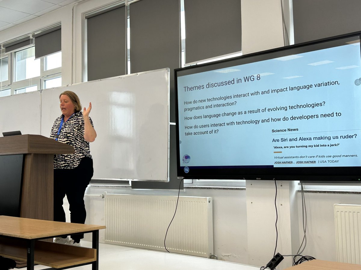LITHME (@lghumanmachine) on Twitter photo Day 2 of our Training School <a href="/Rektorati/">University of Prishtina</a> starts with engaging presentations on language policy and ideologies by <a href="/roadtobabel/">Dr. Doris Dippold (PFHEA)</a>, <a href="/Iker_Erdocia/">Iker Erdocia</a> and Bettina Migge. How does technology impact language variation and our perception of what is correct? Day 2 of our Training School <a href="/Rektorati/">University of Prishtina</a> starts with engaging presentations on language policy and ideologies by <a href="/roadtobabel/">Dr. Doris Dippold (PFHEA)</a>, <a href="/Iker_Erdocia/">Iker Erdocia</a> and Bettina Migge. How does technology impact language variation and our perception of what is correct?
