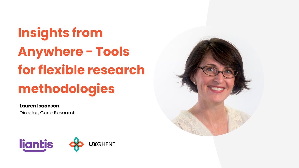 We are thrilled to announce our upcoming speaker, Lauren Isaacson will share her valuable knowledge on Insights from Anywhere - Tools for flexible research methodologies.

Mark your calendars and be sure to join us on June 15th at <a href="/LiantisBe/">Liantis</a>!
lnkd.in/ecRUHB8T