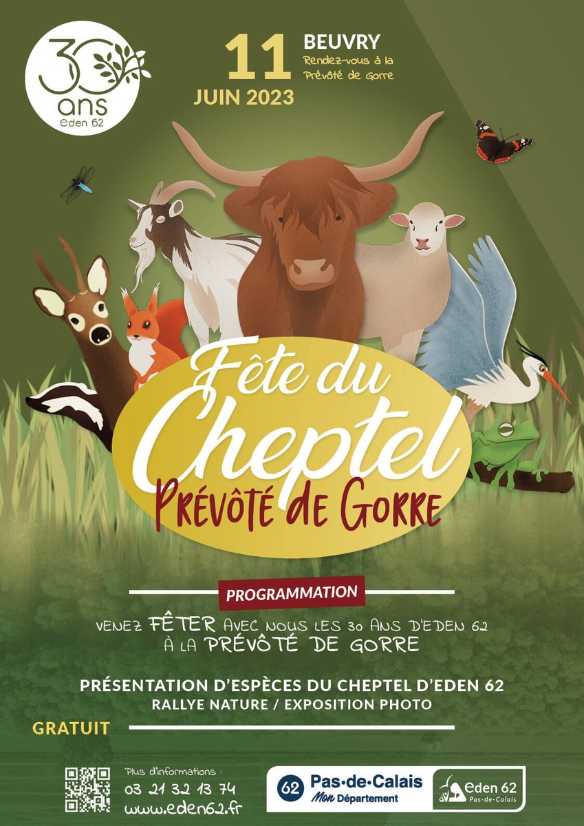 pasdecalais62's tweet photo. 30e fête d'anniversaire d'#Eden62 ce 11/6 à #Beuvry ! Le #Cheptel sera à l'honneur : tonte de moutons, débardage à cheval, chiens de troupeaux, découverte des #pollinisateurs, visite du domaine de #Bellenville, animations, exposants, ateliers. Infos : https://t.co/9GuMqBgwbx https://t.co/yT4OPtRcV5