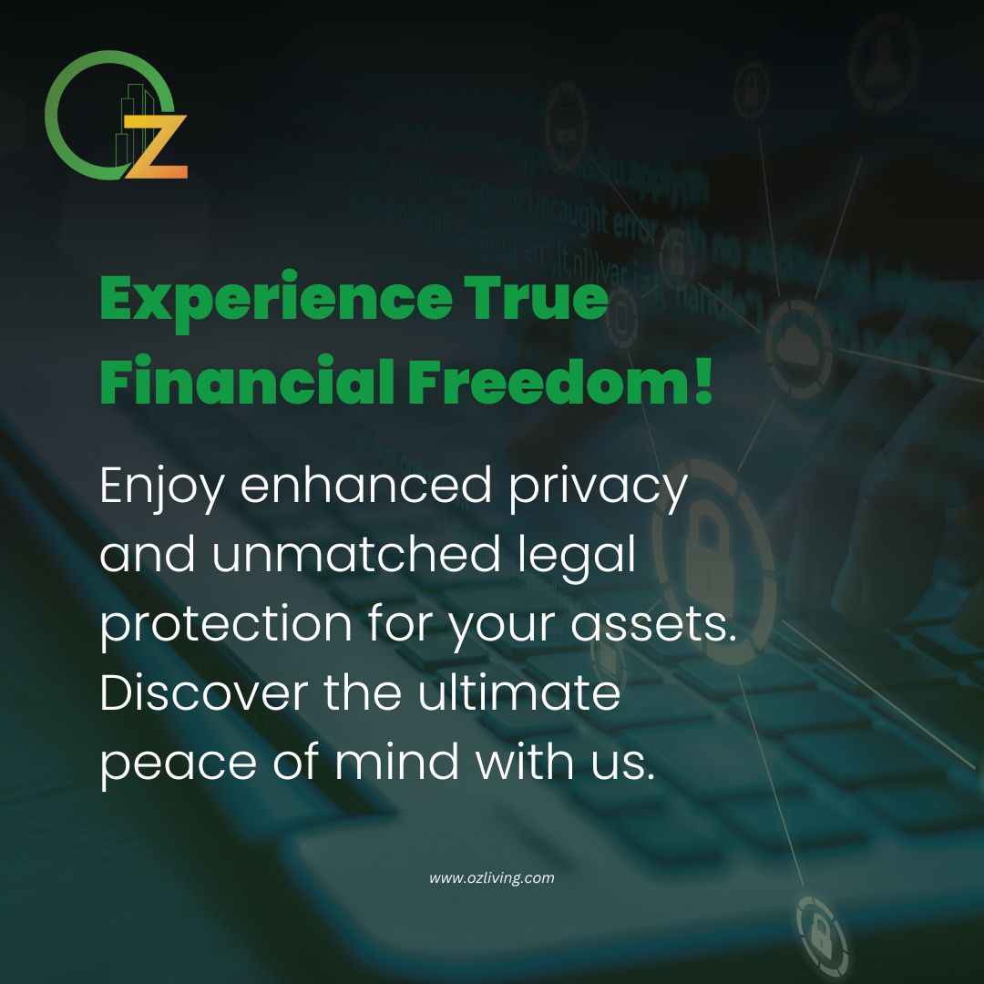 🔒 Lock in Your Wealth and Worry-Free Future! Discover the Game-Changing Secret to Protecting Your Hard-Earned Assets. 

Don't lose sleep over legal vulnerabilities or asset risks. Our triple-layered fortress has got your back! Experience the peace of mind you deserve.