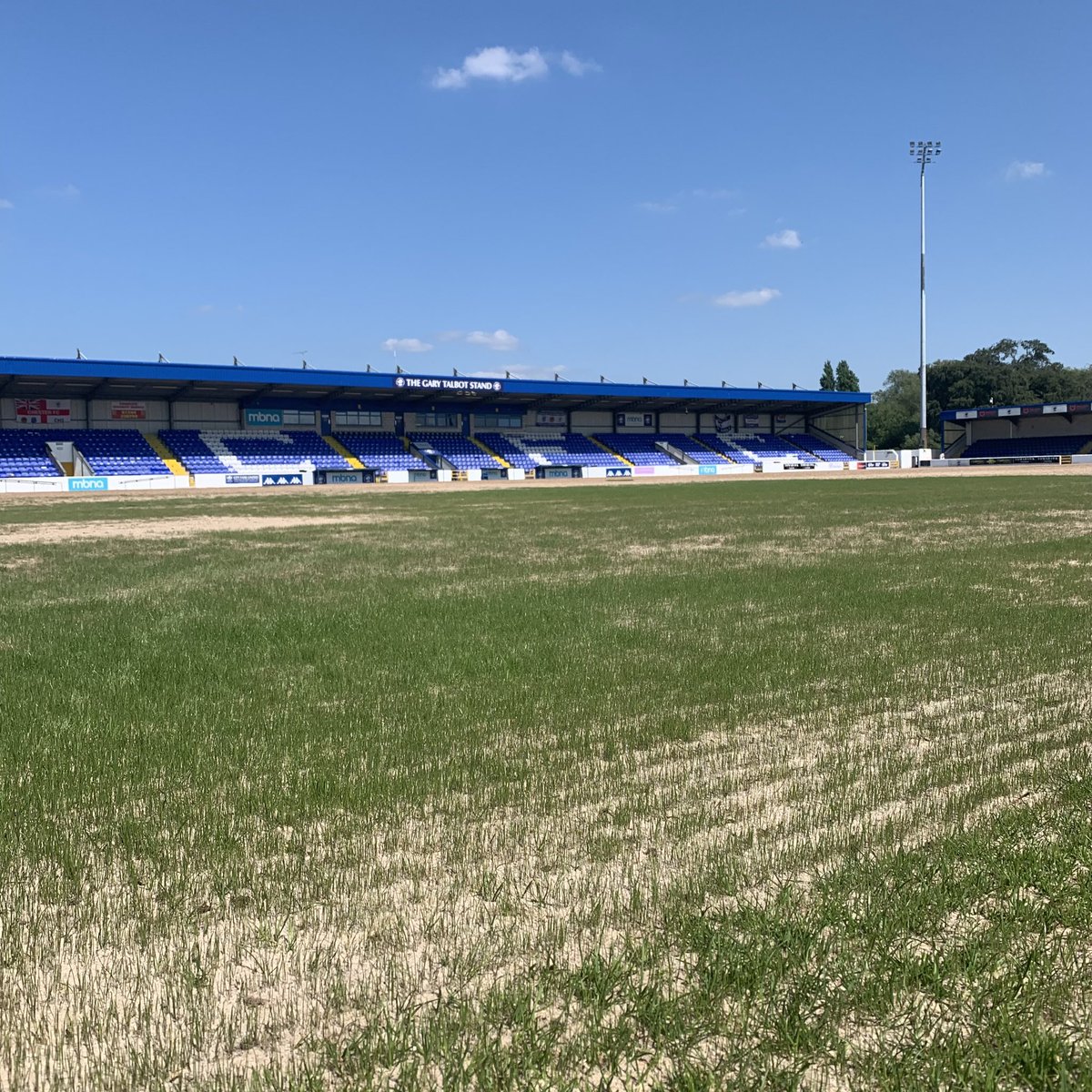 Pitch Update. 🏟️

#OurClub 🔵⚪️