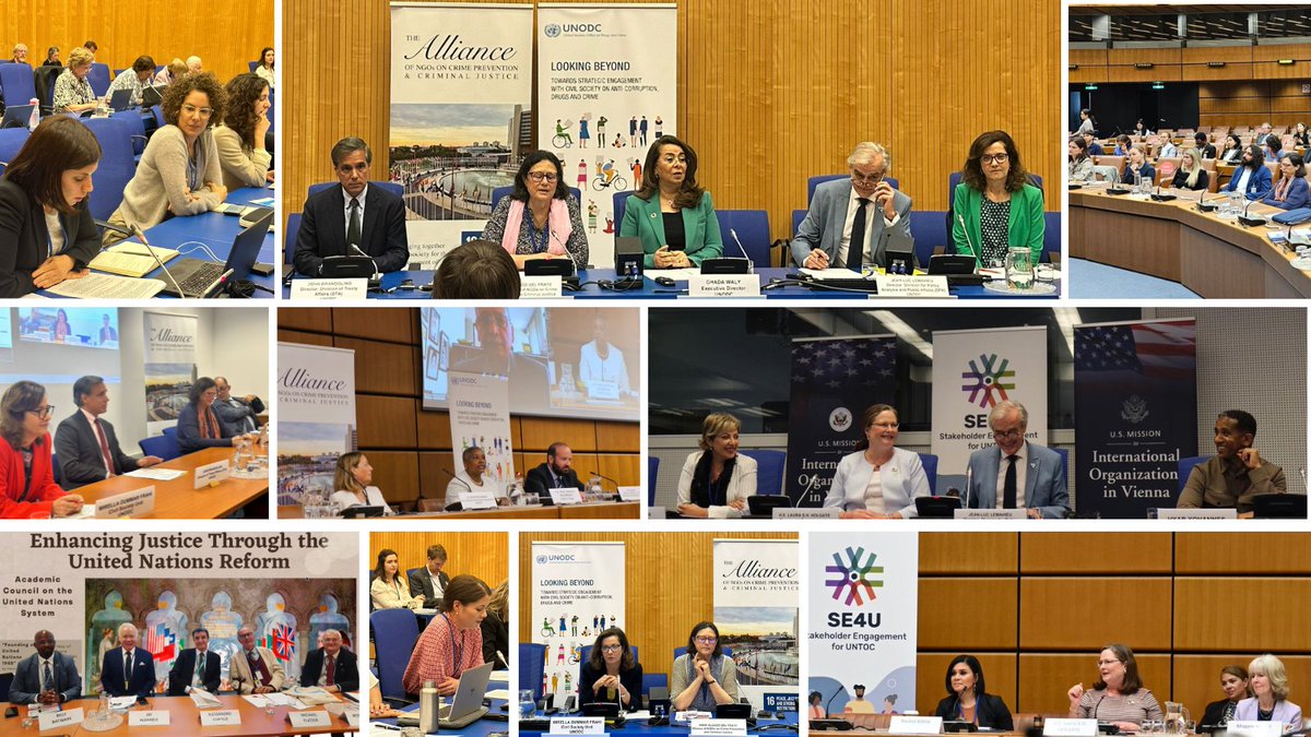 #Civilsociety plays a crucial role in making communities safer and more resilient🤝. This was emphasized during the #CCPCJ32 @CCPCJ. Read the full story on civil society participation 💻▶️bit.ly/3oMC88x