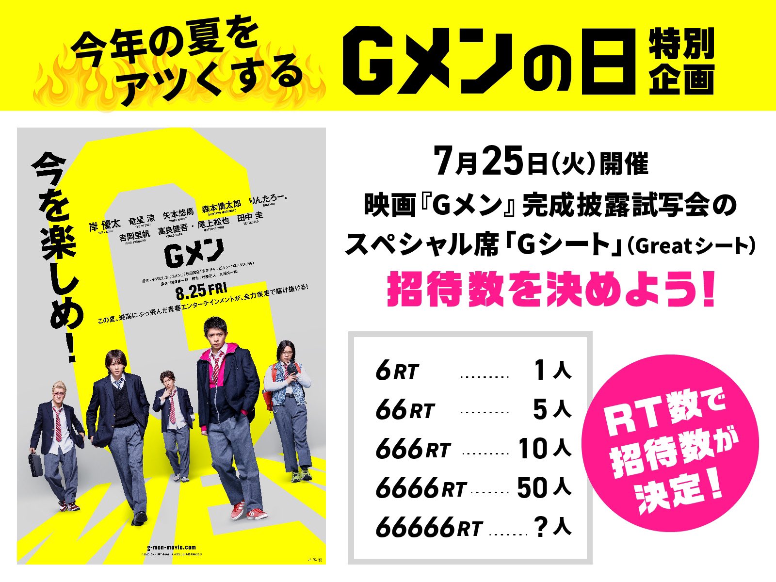 岸優太「俺だけ好感度爆上がり」映画『Gメン』完成披露舞台挨拶
