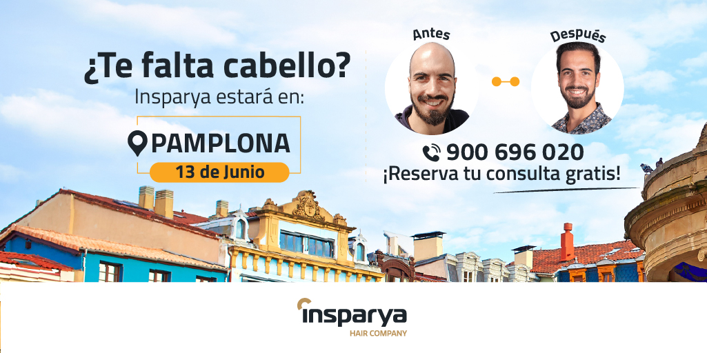 insparya_es's tweet image. ¡Hola Pamplona!
El próximo 13 de junio, parte del equipo médico de #Insparya estará en Pamplona haciendo valoraciones capilares gratuitas a todos los asistentes.
Reserva tu cita por WhatsApp wa.me/34623233109 o llama al 900 696 020
¡Empieza tu gran cambio!