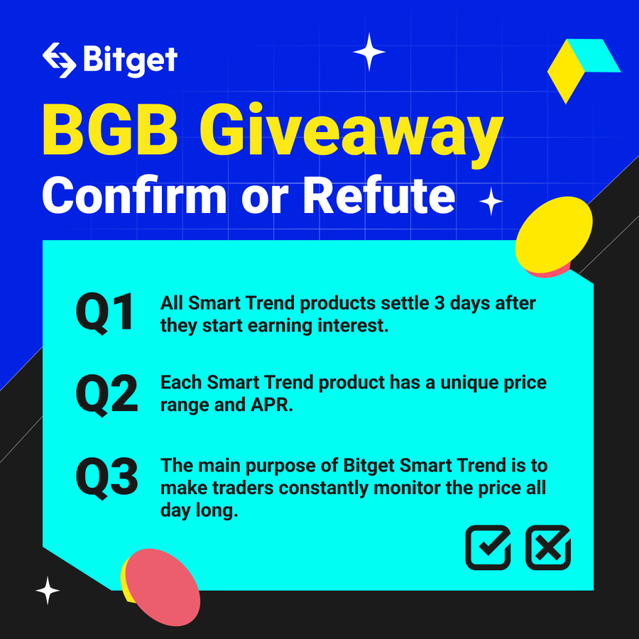BitgetAfrica's tweet photo. 📢 Confirm or Refute📢

🎁Confirm or refute a statement about the #crypto & #Bitget Products to stand a chance to win big  of our $BGB Giveaway!💰

Retweet using #BitgetTwitterChallenge, Like and Tag 3 friends, reply your Answer in Comment🎉

✅Fill form: https://t.co/amVijscPZj