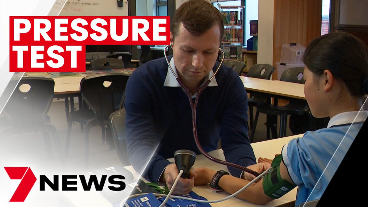 High blood pressure in children is on the rise, with up to one in every seven primary school students impacted. It's prompted Melbourne researchers to launch a new program in the classroom to catch the warning signs before it's too late. youtu.be/6fQeMg6ByDo @ChristieCooper7