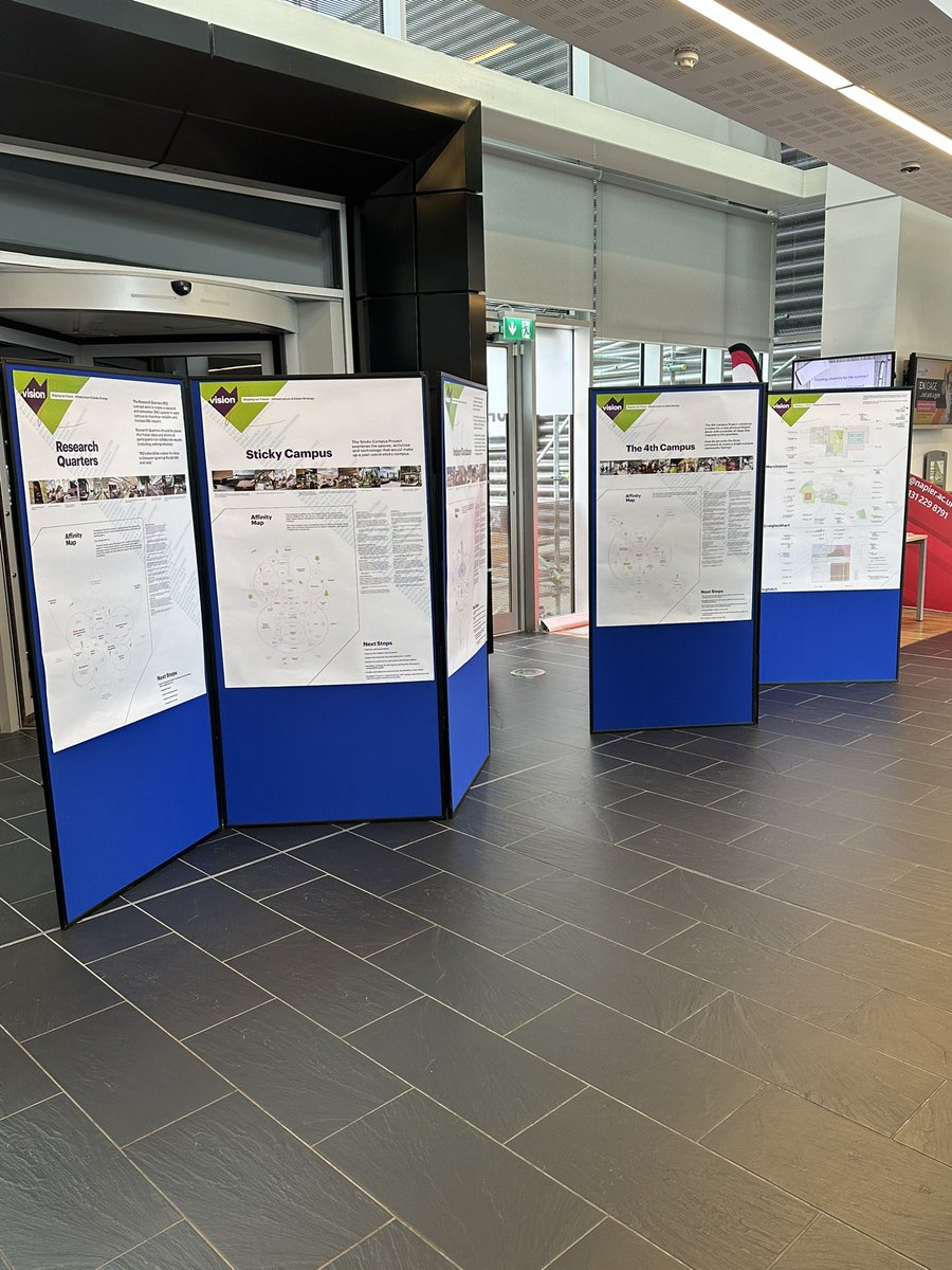 We are all setup in Sighthill Main foyer today 10-12. Come down and check out the Vision project outputs and chat to us! 

@EdinburghNapier @ENUHealthSocial  @ENUApplyScience @napierstudents