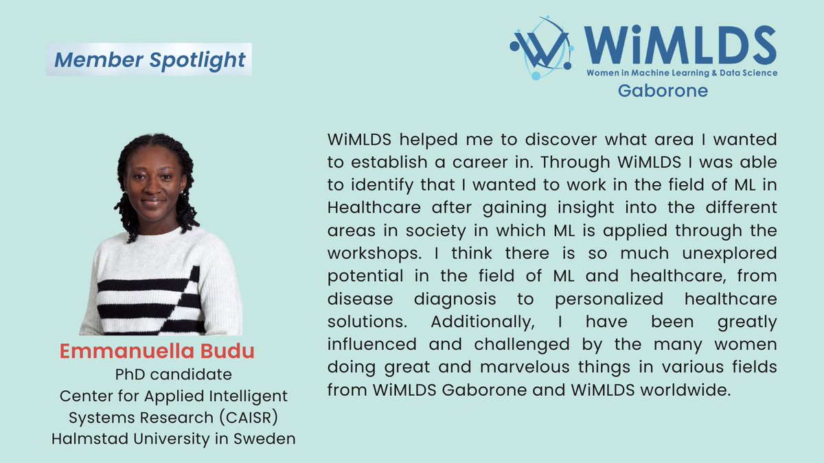 WiMLDS Gaborone tweet media