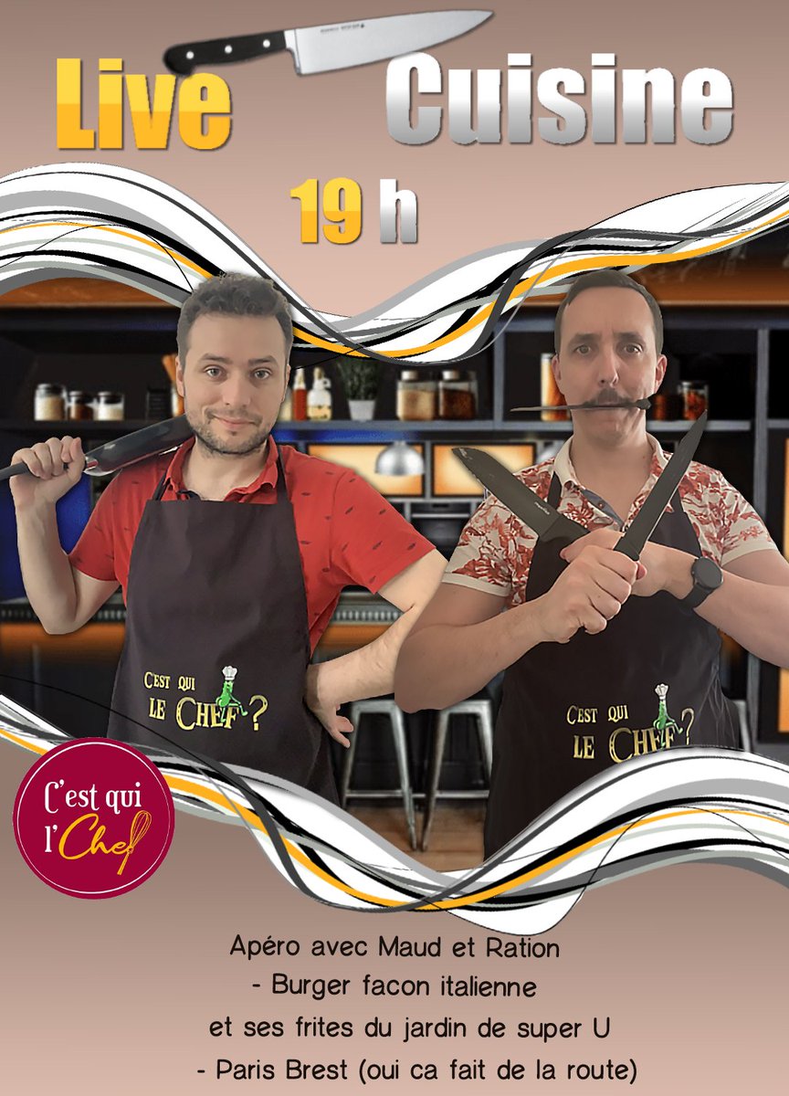 _Linkats_'s tweet photo. Les amis on se retrouve le Samedi 10 Juin à 19h pour Le live cuisine de votre vie.

📽️https://t.co/kqjC2gzU9y https://t.co/awGKFsNgbz