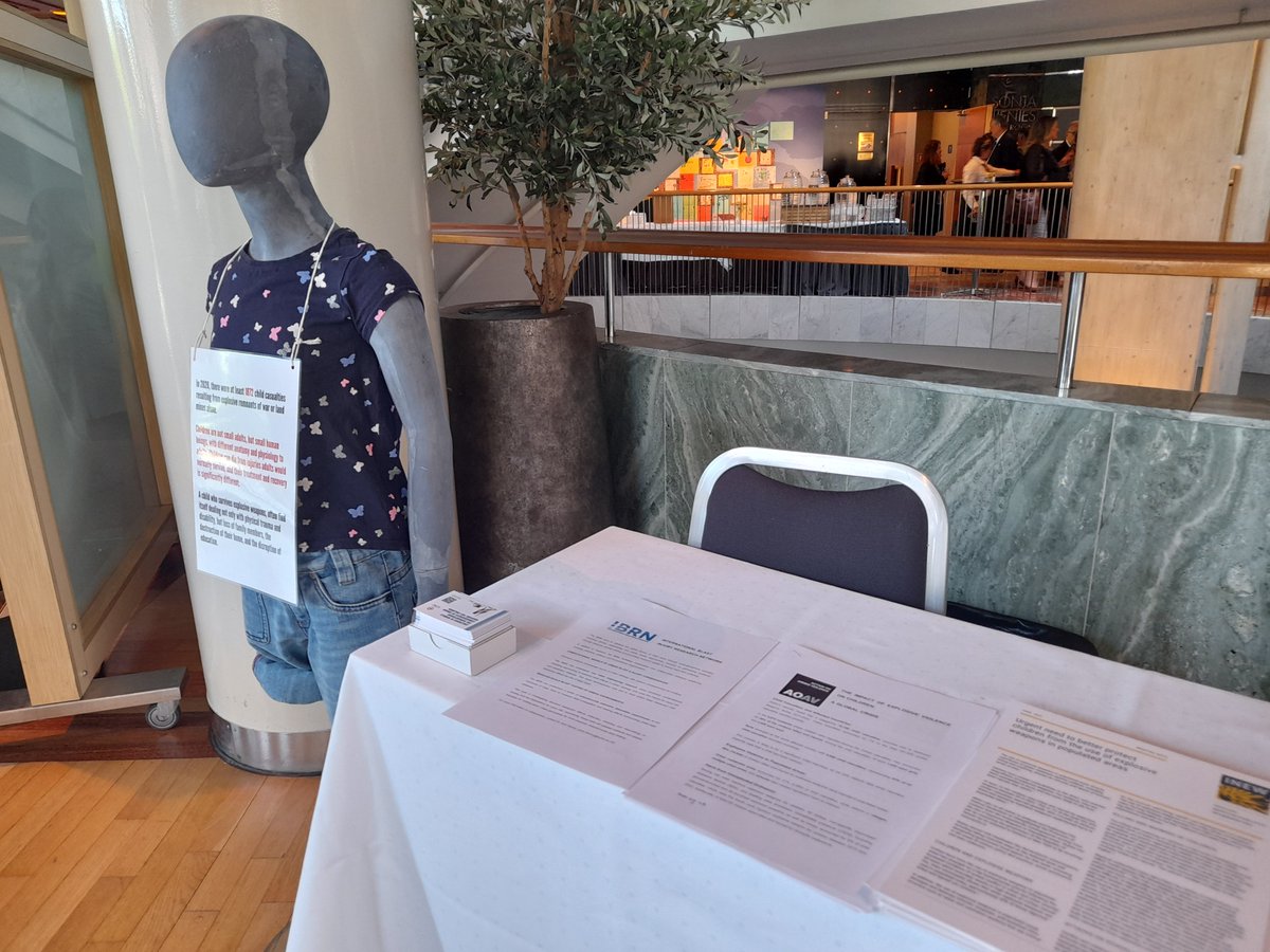 @AOAV @TheIBRN @savechildrenuk @ICRC and the @explosiveweapon network have been busy sharing research and data on the impact of #WarinCities, at @NorwayMFA's Protecting Children in Armed Conflict conference in Oslo.