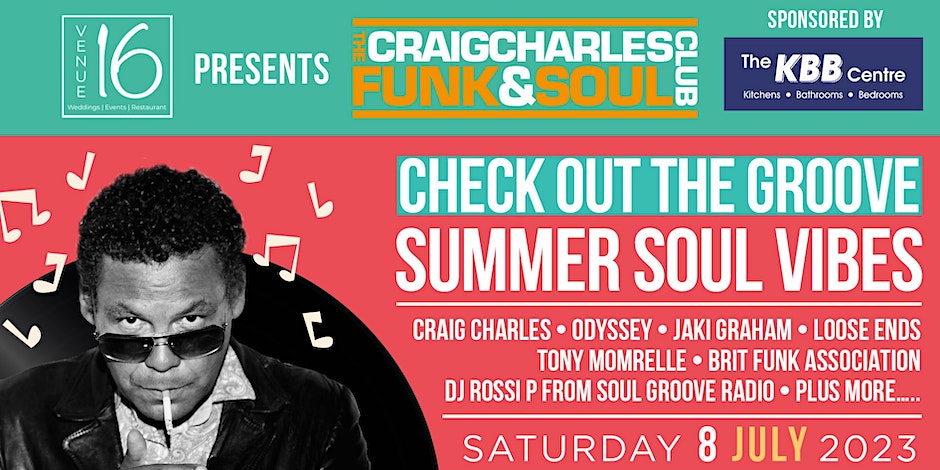 Ipswich Basketball Club are delighted to promote the 'Summer Soul Vibes' with Craig Charles in partnership with one of our key sponsors <a href="/venue16ipswich/">Venue16</a> 

A fantastic Saturday Night's entertainment!

#IBCfamily