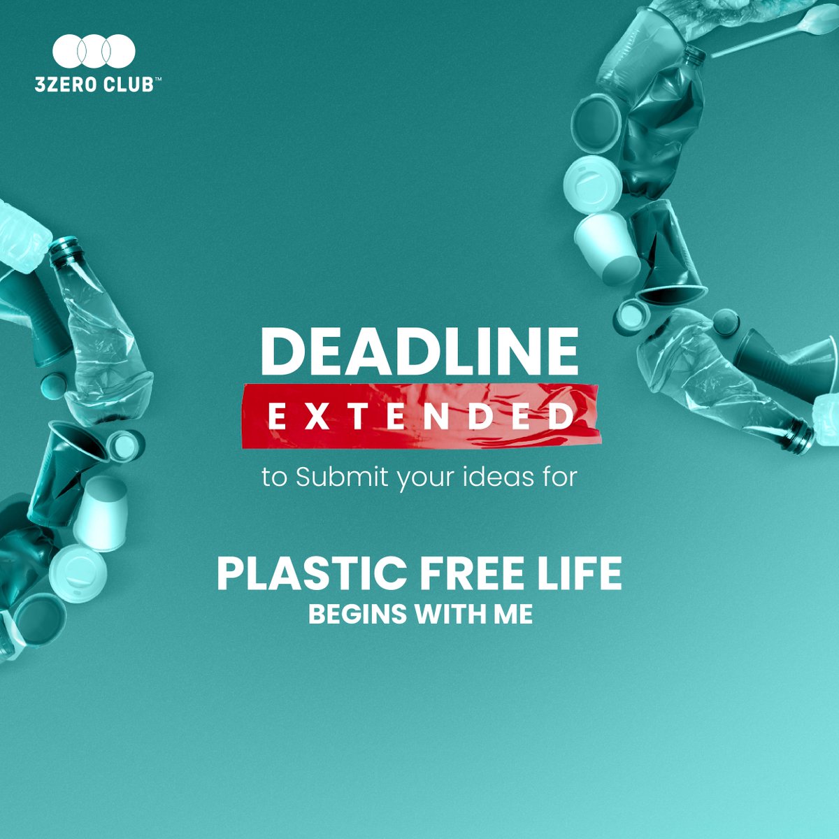 Good news! We have extended the deadline for the “Plastic Free Life Begins with Me” to 12 June 2023. Don’t miss the opportunity to receive an e-certificate signed by Professor Muhammad Yunus.
📝 Fill up the form to submit your ideas ➡️ rb.gy/6yy2l