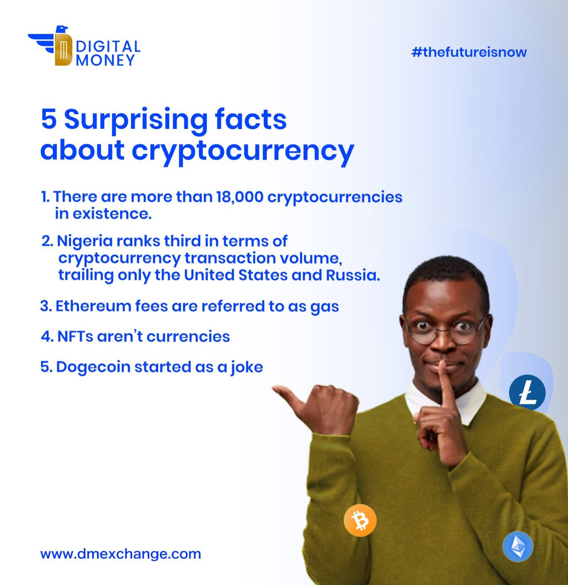 dmdigitalmoney's tweet photo. Dive into the Cryptoverse: 5 Unexpected Truths About Cryptocurrency Revealed!
#digitalmoney #CryptoFacts #DMToken
#CryptoEducation #CryptoTechnology
#CryptoInnovation https://t.co/iW3X4JC5Vd