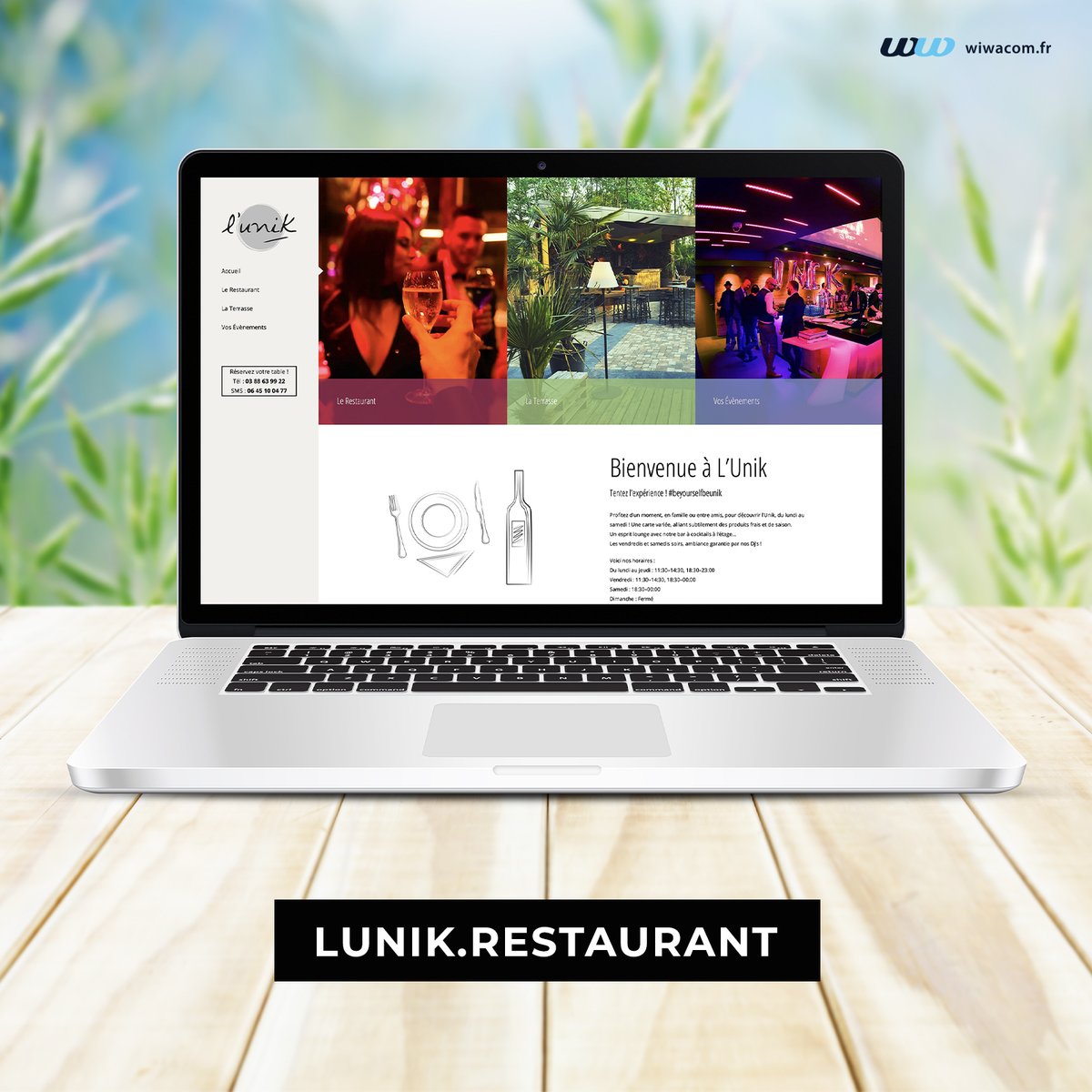 agencewiwacom's tweet photo. ☀️ Par ce beau soleil, laissez-vous tenter par une pause déjeuner en terrasse ce midi à L'Unik Restaurant ! Découvrez le Menu Affaire sur : https://t.co/YafRRiLqoY
#creationweb #siteinternet #agenceweb https://t.co/rAnThw7a03