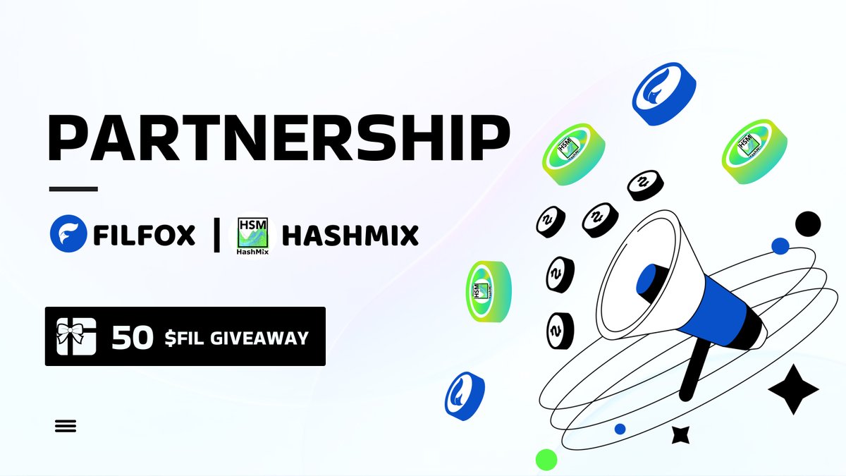 Filfox_info's tweet photo. 💫@Filfox_info is excited to introduce @HashMixOfficial, a fully trustless&risk-free decentralized staking protocol on #FVM. Go check #HashMix banner on https://t.co/1jddBiUVkC!
🎁Go grab 50 $FIL!(Award distributed on #Filecoin FVM Network)
👉https://t.co/pb4XyWocBU
#Giveaway https://t.co/NG95OZB7tt