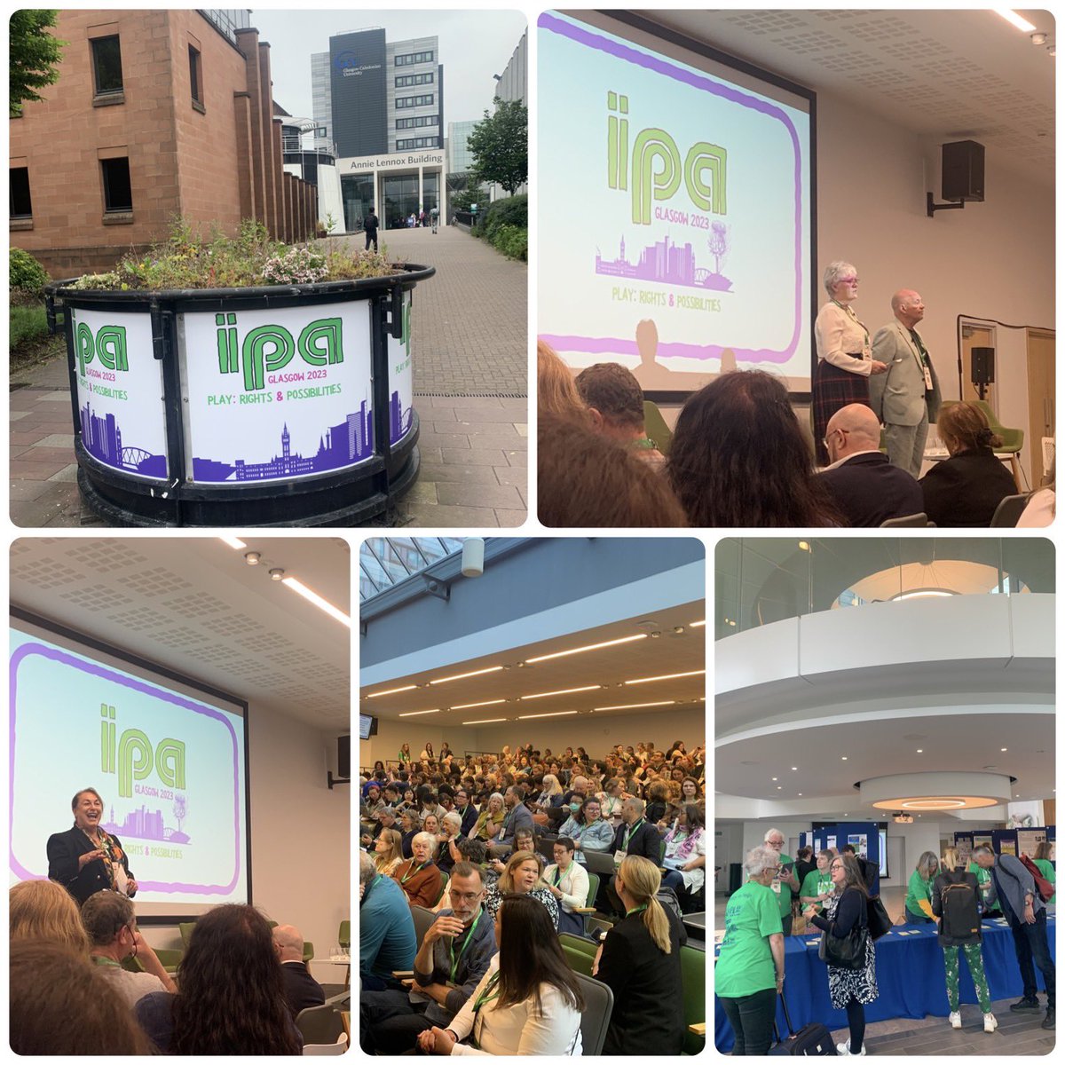 It’s here!! It’s a real privilege to peek inside the opening ceremony of #IPAGlasgow2023! Such a warm atmosphere @EventsGCU! The amazing steering committee have done a fantastic job! We’re so proud to be hosting this wonderful conference in #Glasgow! Welcome everyone! 😊🏴󠁧󠁢󠁳󠁣󠁴󠁿