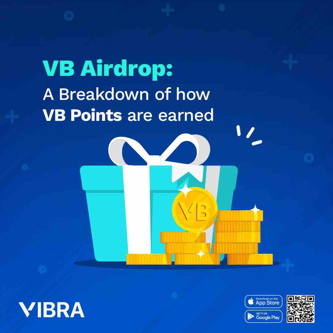 Here are various ways anyone can begin to earn VB with little or no investment. 

Find out ⬇️
vibra.one/post/vibra-air…
———
🏷️ Tag 2 people to read
#Bitcoin #Blockchain #P2P #Cryptotrading #VIBRA