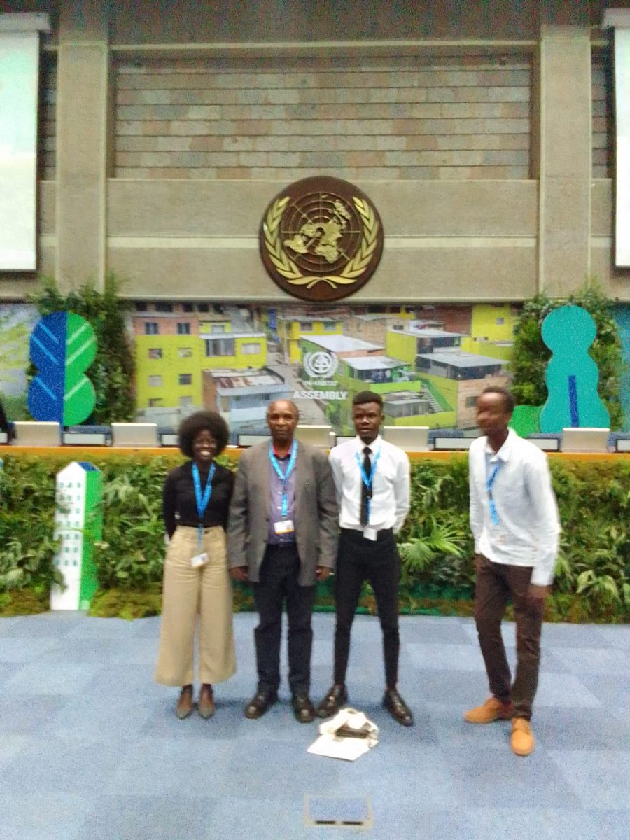 The team of staff and students from @recmqs_UoN participating in the 2nd UNHABITAT Assembly. The team will have thought provoking discussions with participants from all over the world  #UNHA2 #act4Urban @UNHABITAT