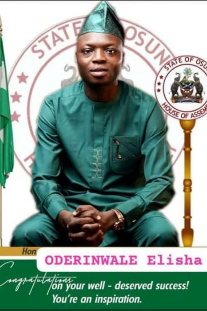Your character, composure, focus and courage, has earned you this success and glory. Congratulations and let the spirit never fade away. AIYEDIRE CONSTITUENCY IS OVER TO YOU NOW HON. Oderinwale Elisha May God almighty lead you to the best way.