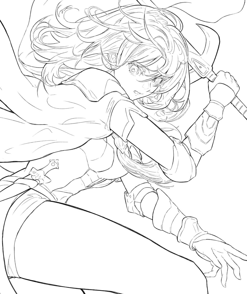 べレスせんせい線画 https://t.co/ubWa6l8zwT