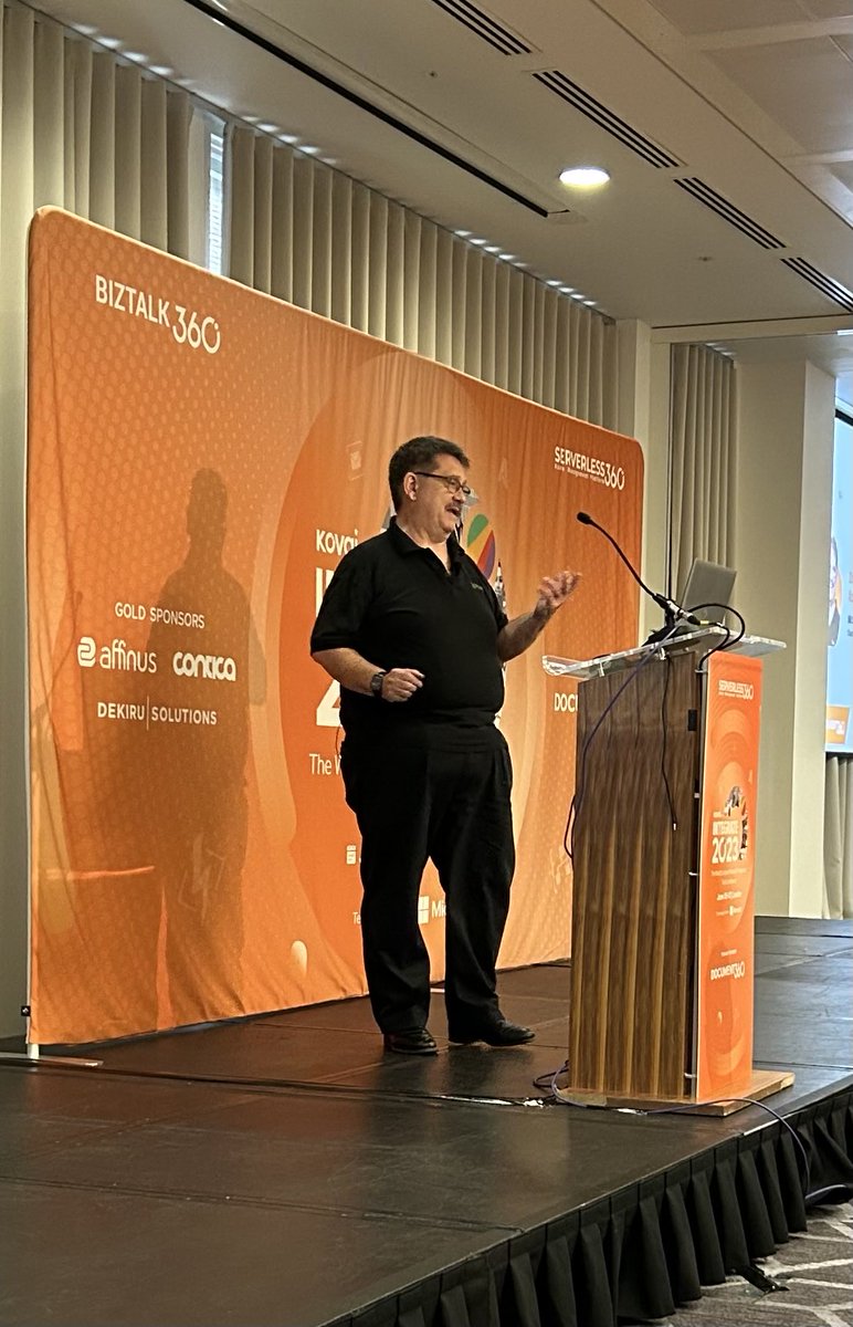 daniel2me's tweet image. ⁦@BizTalkBill⁩ is next up at #integrate2023 telling us how to use #Azure #AppConfig with #integration services. #AIS