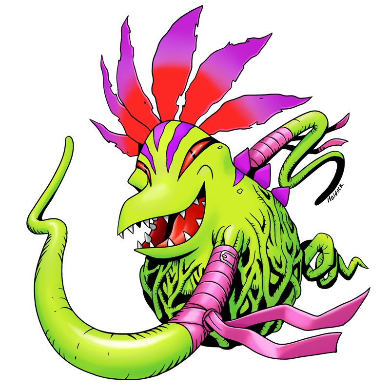 DMuchomon's tweet photo. Línea completada:
#Alraumon #Vegiemon #Ajatarmon #BanchoLilimon #Digimon https://t.co/UUTN2UoQgl