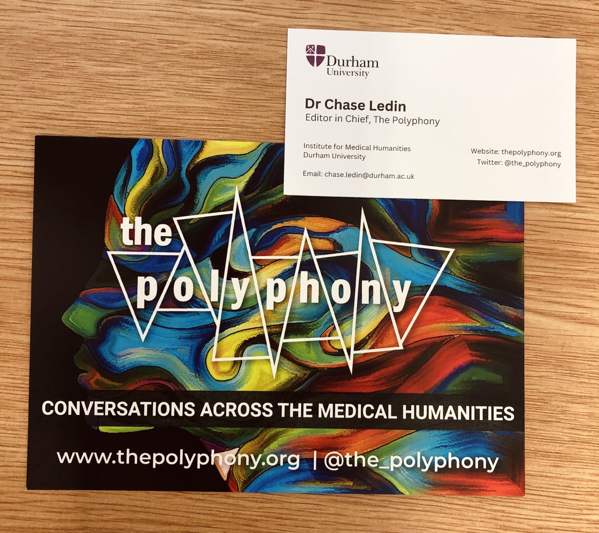 Morning prep for @the_polyphony outreach at next week's @smedhuman #MedHums conference 🤩