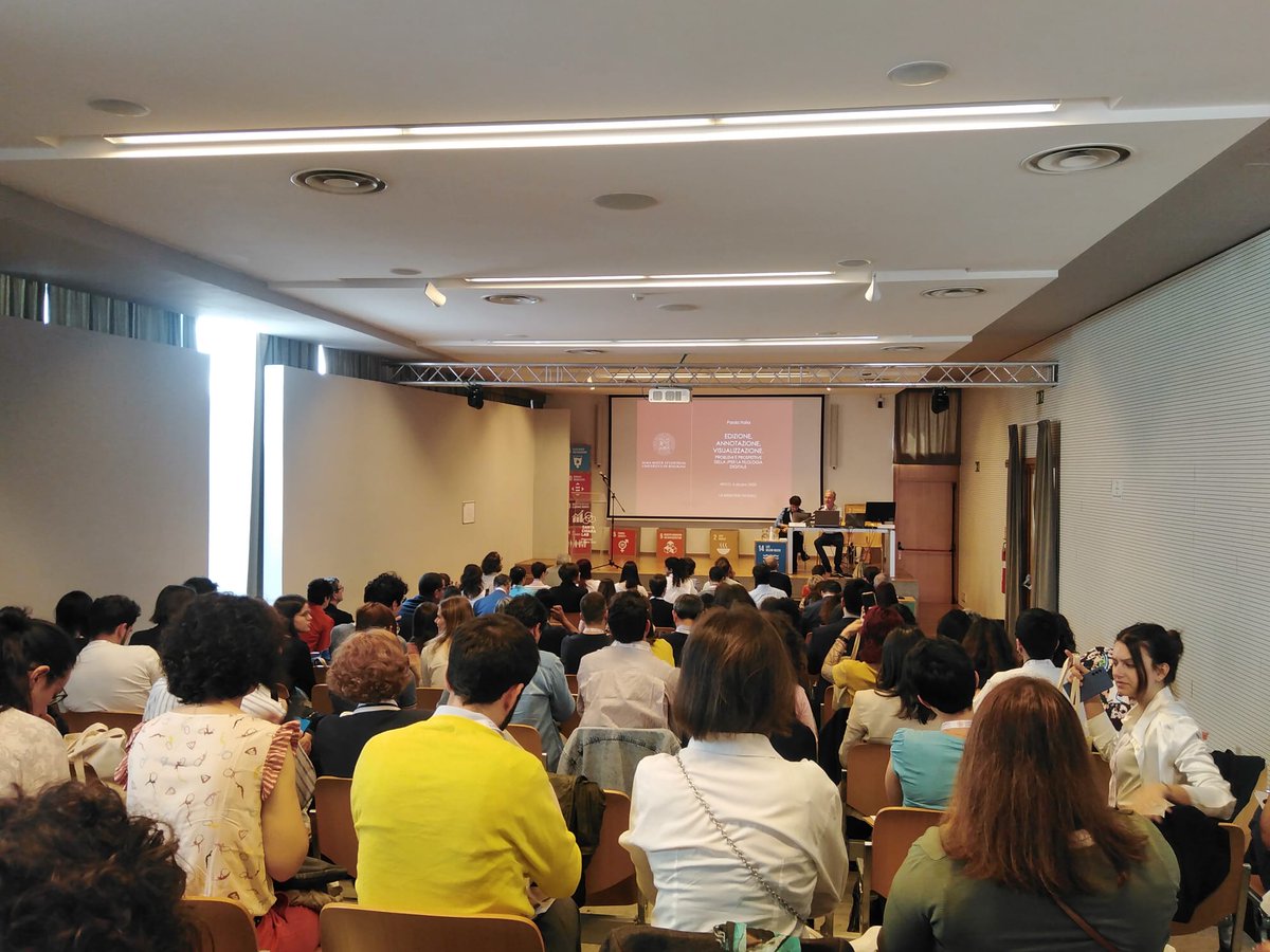 unisiena's tweet photo. "La memoria digitale. Forme del testo e organizzazione della conoscenza": proseguono fino al 7/6, al Santa Chiara Lab, i lavori del convegno dell’Associazione per l’#Informaticaumanistica e la #Culturadigitale.
https://t.co/0keL5sj6lc
#Università #Siena https://t.co/FfLwJDqap0