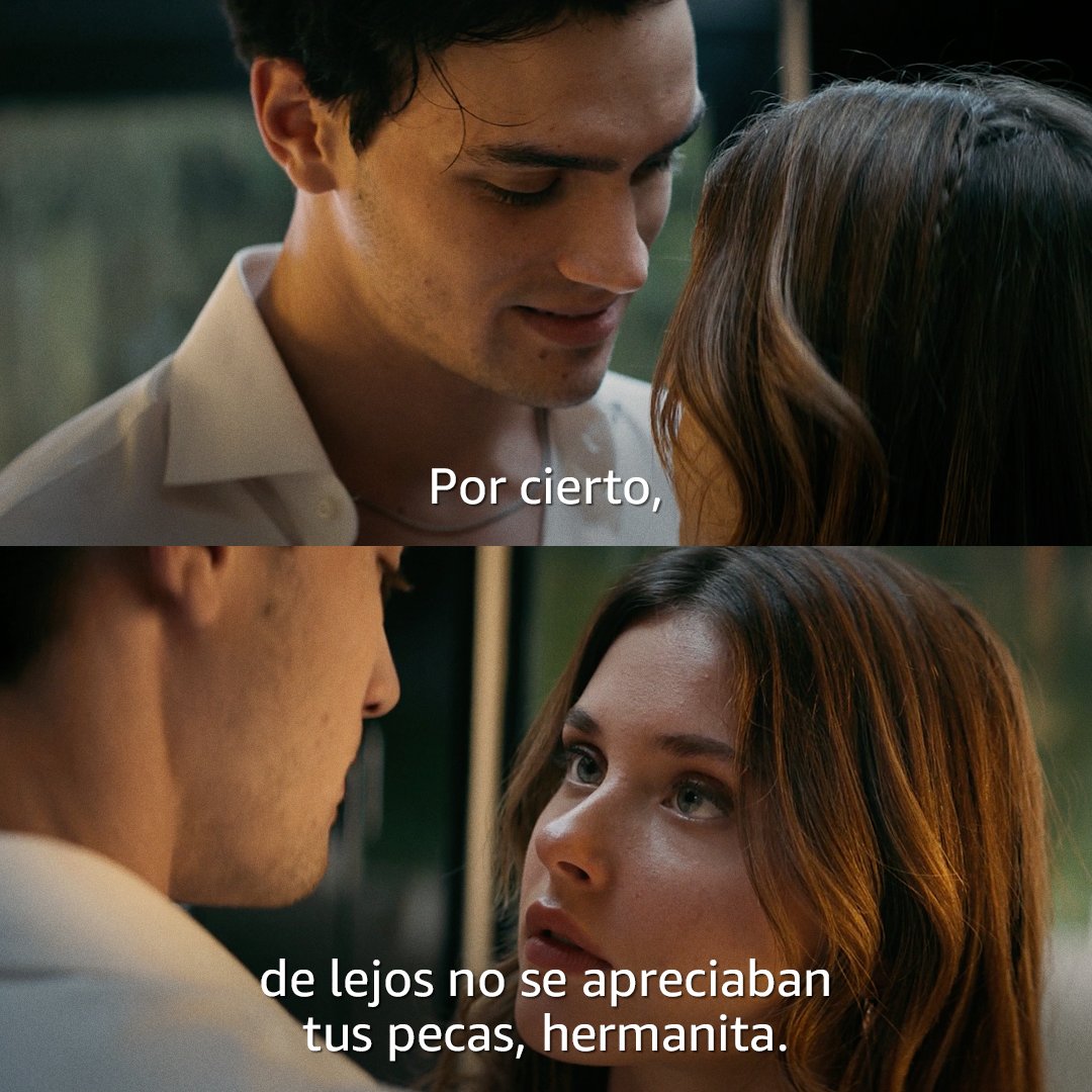PrimeVideoES's tweet photo. Ay, Pecas 💙😍

#CulpaMía https://t.co/60ddQoCVk8