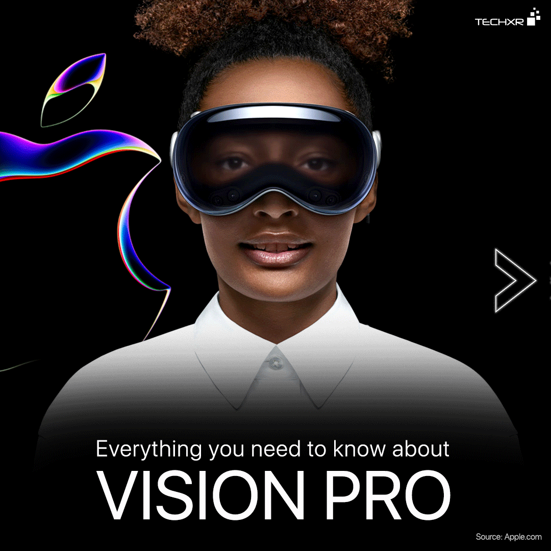TechXRIndia's tweet photo. Apple has announced an Augmented Reality and Virtual Reality headset called Apple Vision Pro that “seamlessly” blends the real and digital world.

#AppleVisionPro #TechXR #ARVR #Apple #VisionPro #News #latestnews #SenseXR https://t.co/mEqGsKwZ69