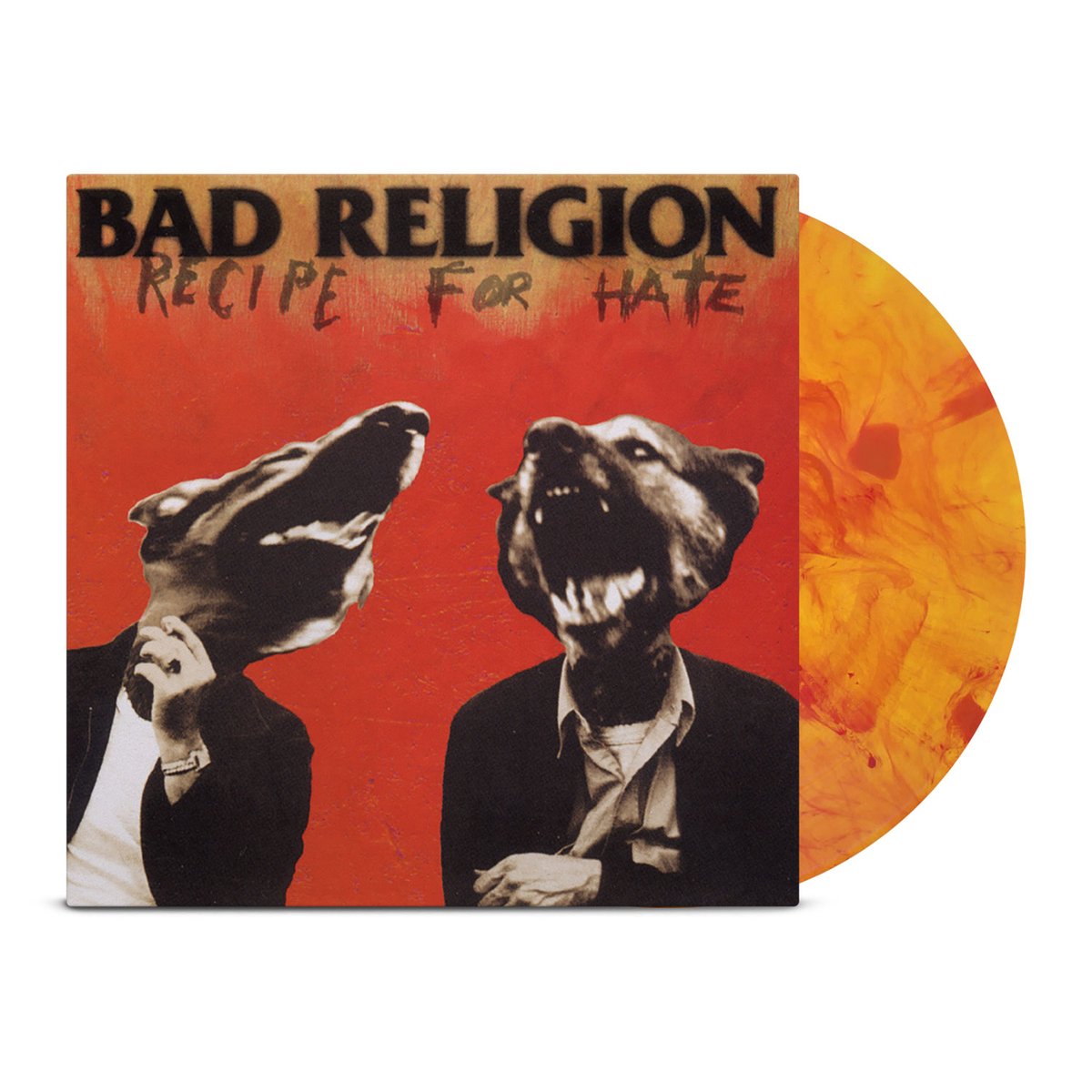 Recipe For Hate LP (Clear/Orange) badreligion.store/product/23655/… @badreligion @eddievedder Eddie Vedder of @PearlJam – guest vocals on 'American Jesus' and 'Watch It Die'