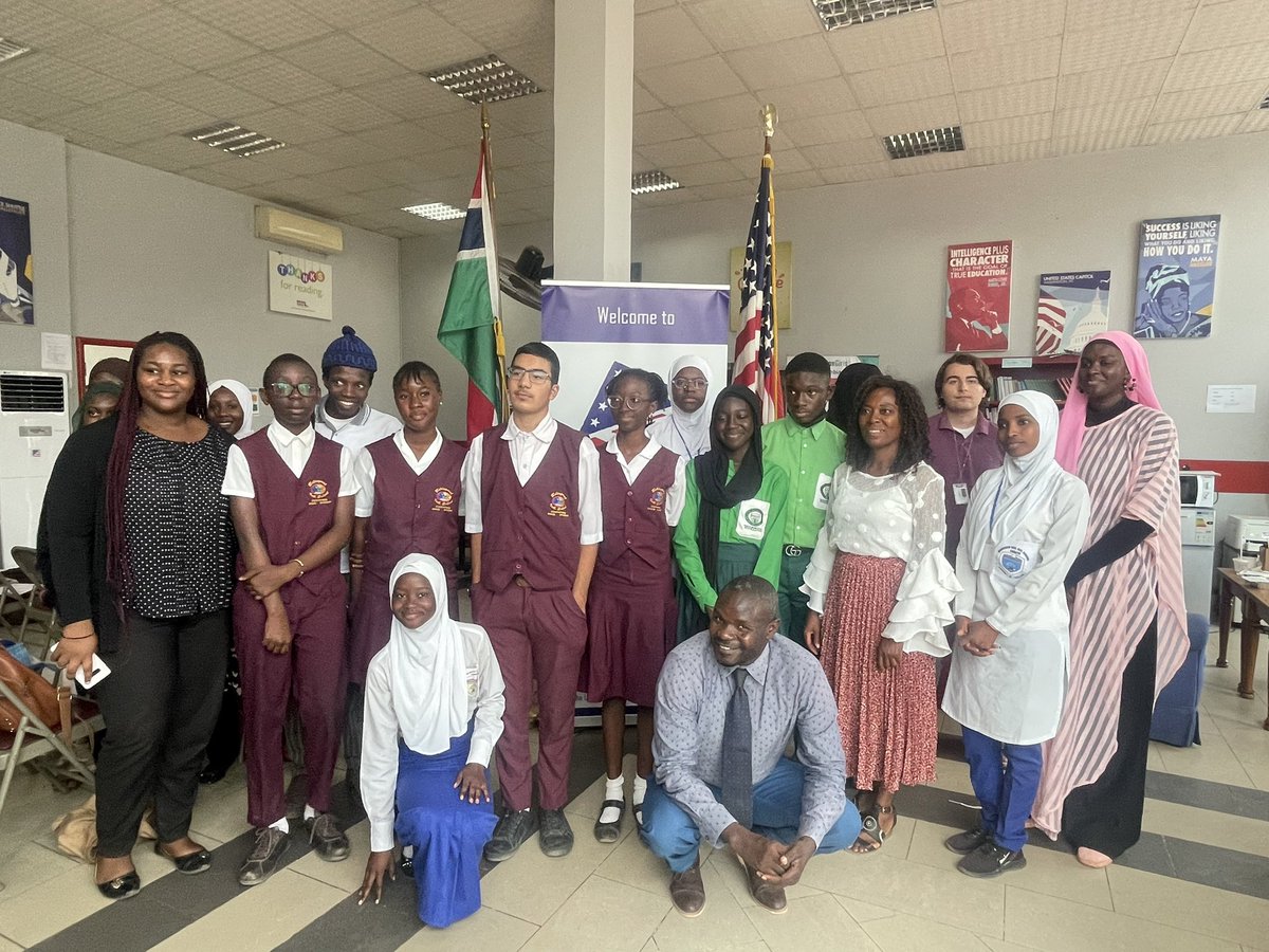 ACornerBanjul's tweet photo. On the 31st of May, AC had a Spelling Bee competition, which was held at American Corner, @ComiumGm, Kairaba Ave. Three schools participated in the competition and at the end SBEC international emerged as the winner of the competition and Apple tree International second place. https://t.co/FbUNbJNOqw