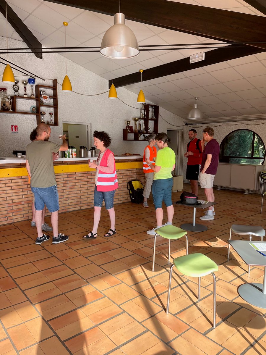 INRAE_Tlse's tweet photo. [#écomobilité] Cette semaine le centre participe au défi Allons-Y A Vélo #AYAV @2Pieds2Roues 🚴‍♂️🚴🚴‍♀️

☕️🥐Avec ce matin, un accueil café &amp; tombola pour les cyclistes participants https://t.co/qVHnvZbaiL
