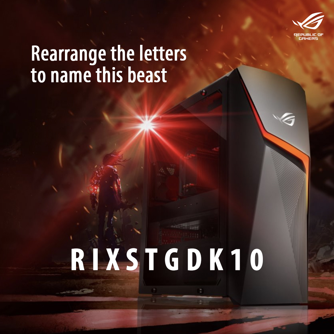 How well do you know your ROG gaming beasts? Let us know in the comments and tell us why this beast is your perfect gaming partner. 

Shop now - in.rog.gg/B7GdA0

#ROGIndia #ROG #ROGStrix #GamingDesktops #ProGamerStarterPack