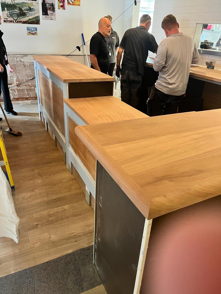 We are currently updating our bar area, this should be completed by the end of the week, orders are being taken from our meeting room over the next few days. #truckstop @chippenhampitstop #drivers #truckers #trucking