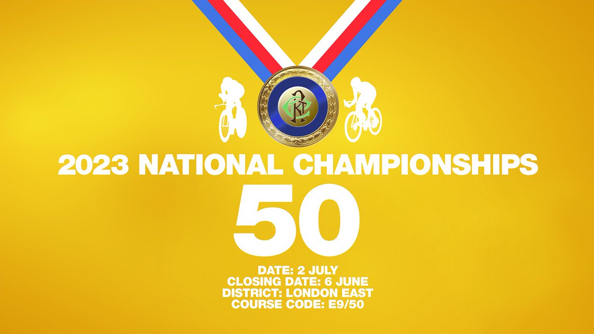 NATIONAL 50 TT Championships || LAST CHANCE TO ENTER Entries close 23:59hrs today || Individual/Teams/Age Group Championships @CES_Sport @tiptreetearoom #Squeeasy @bigbobblehats @SaliceUK @styrkruk cyclingtimetrials.org.uk/find-events #cycling #timetrials #ttbike #roadbike #triathlon