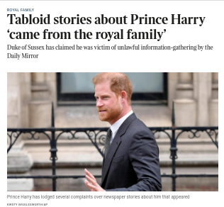 The #HarryvsMGN case has revealed that Charles Windsor's staff fed information to the press so it would print #royalpropaganda and ignore #royalcorruption. Harry's role as the #Spare was to divert attention from bad behaviour by William, Charles & Camilla.
#NotMyPrince #NotMyKing