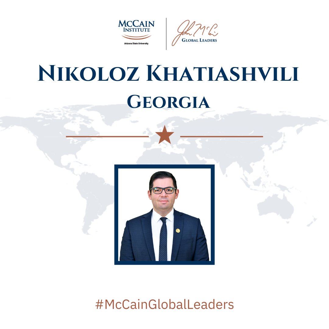 I’m excited to announce that I’m joining the @McCainInstitute #McCainGlobalLeaders program. Over the next 10 months—alongside 28 other character-driven leaders from around the world—I’ll be working #inthearena to advance democracy, human rights, and freedom.