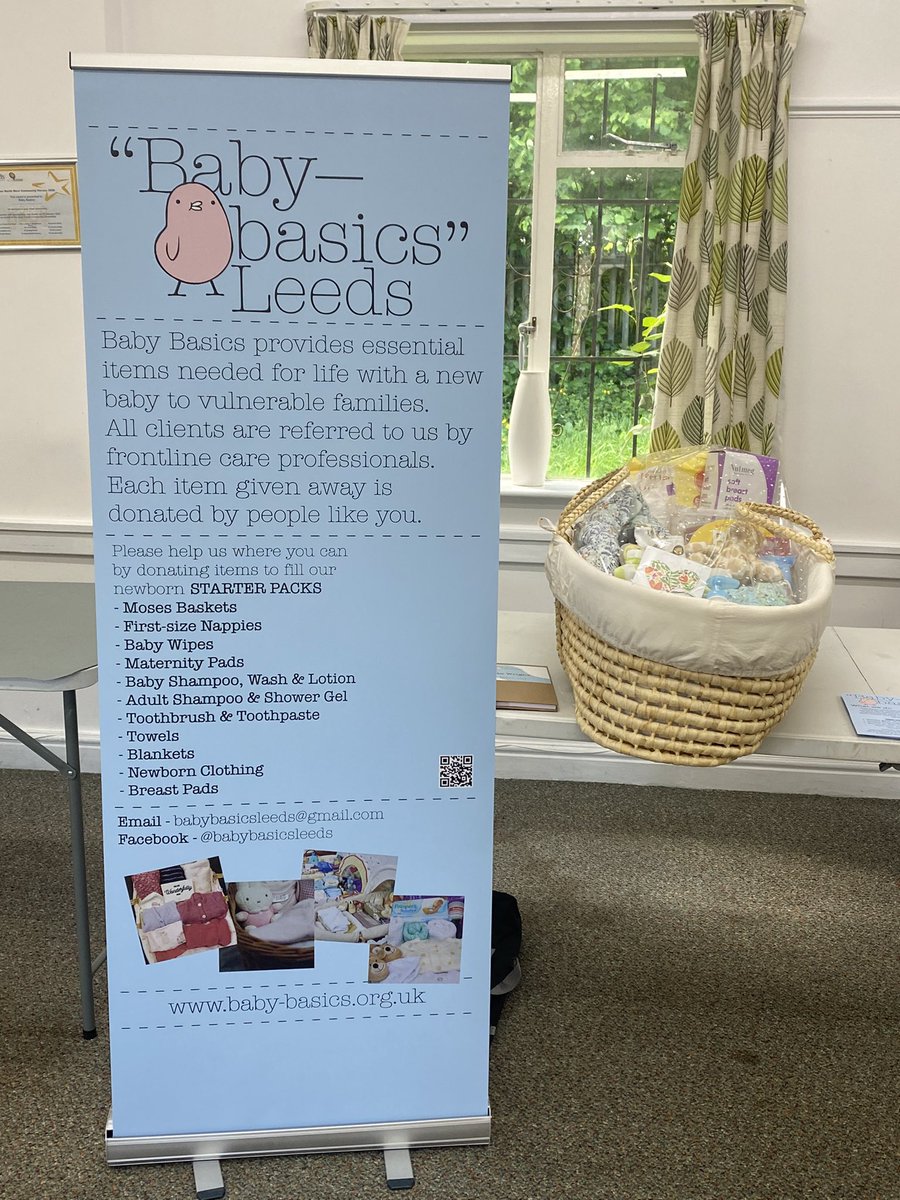@joolsheselwood and I loved visiting @BabyBasicsLeeds yesterday to find out more of their vital work. Give them a follow to find out more about how you can support.