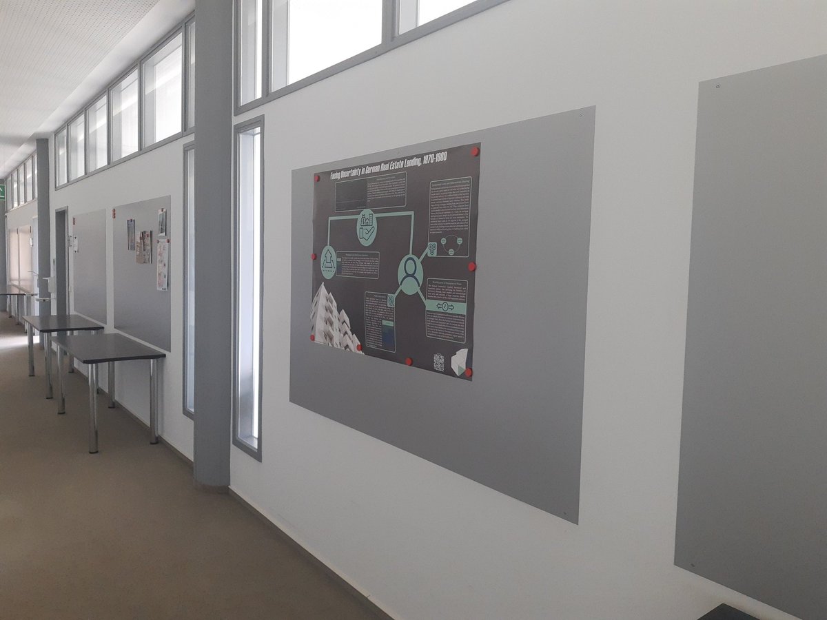 The poster has its place. Next up, the lightning talk session, where I will say some words about Uncertainty in Real Estate Lending. #UncertaintyConference #SFB1288