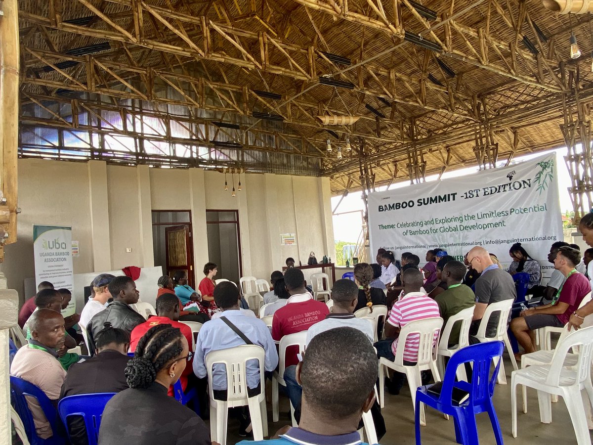 Day 2 of the Bamboo Summit happening at @JanguIntl. 
Hon Flavia Munaaba former State Minister for the Environment leading the round table discussion on “Women in bamboo”
#Janguinternational #BambooSummit2023 #environment #SustainableFarming #BambooIndustry #WomeninBamboo