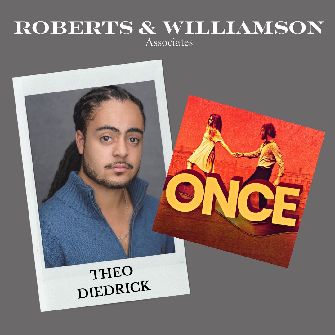 Roberts & Williamson Associates (@rwassociates_) on Twitter photo Congratulations to <a href="/DiedrickTheo/">Theo Diedrick</a>, who will be playing the role of Eamon/Emcee in ONCE <a href="/theBarnTheatre/">Barn Theatre</a> Congratulations to <a href="/DiedrickTheo/">Theo Diedrick</a>, who will be playing the role of Eamon/Emcee in ONCE <a href="/theBarnTheatre/">Barn Theatre</a>