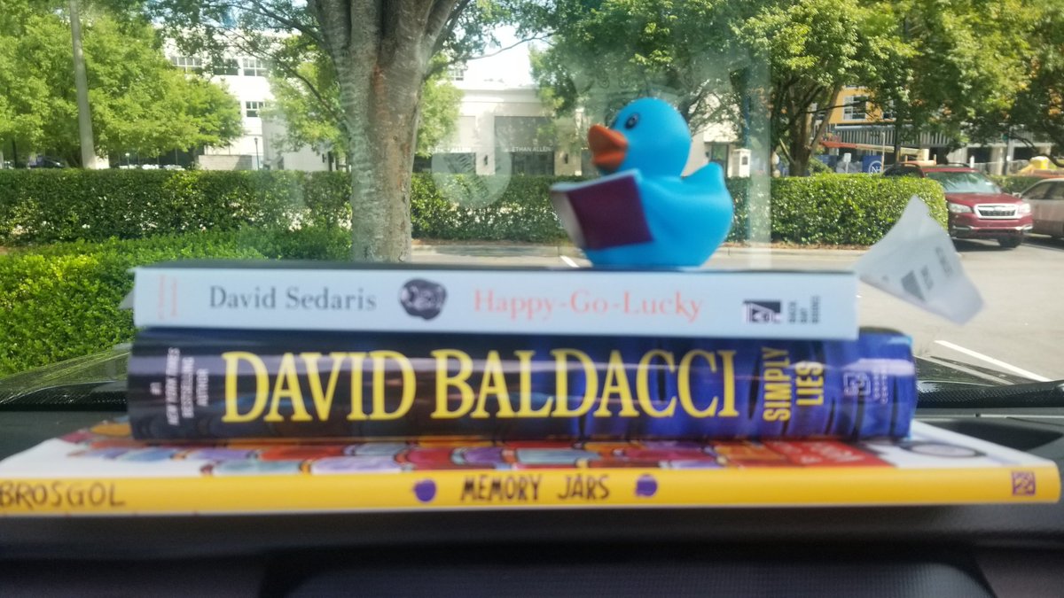 MissDukeAB's tweet photo. Yesterday's visit to @quailridgebooks was just what I needed! 
I am trying a new author, bought one for my classroom and Baldacci is an author my Daddy and I both enjoyed-we traded books. Anyway, I digress. 
Visit https://t.co/LE5N369yNK menu for author visits. #modelreading
❤📚 https://t.co/4lc6TG38Yd