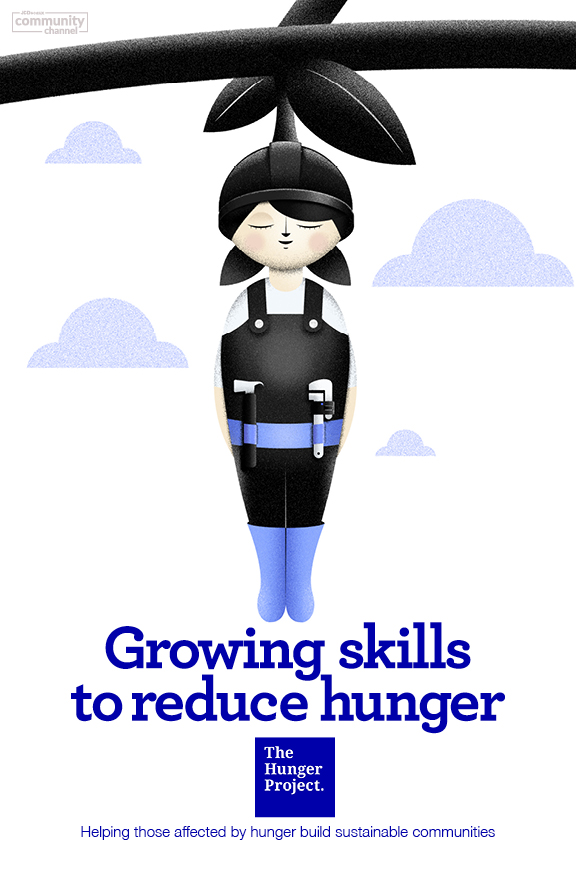 Our latest campaign for #thehungerproject. Here's hoping it makes a difference to the people and communities affected by hunger across the world.   #worldhungerday #charity #charitycomms #jcdecaux #communitychannel #ooh #theraisedeyebrowsociety