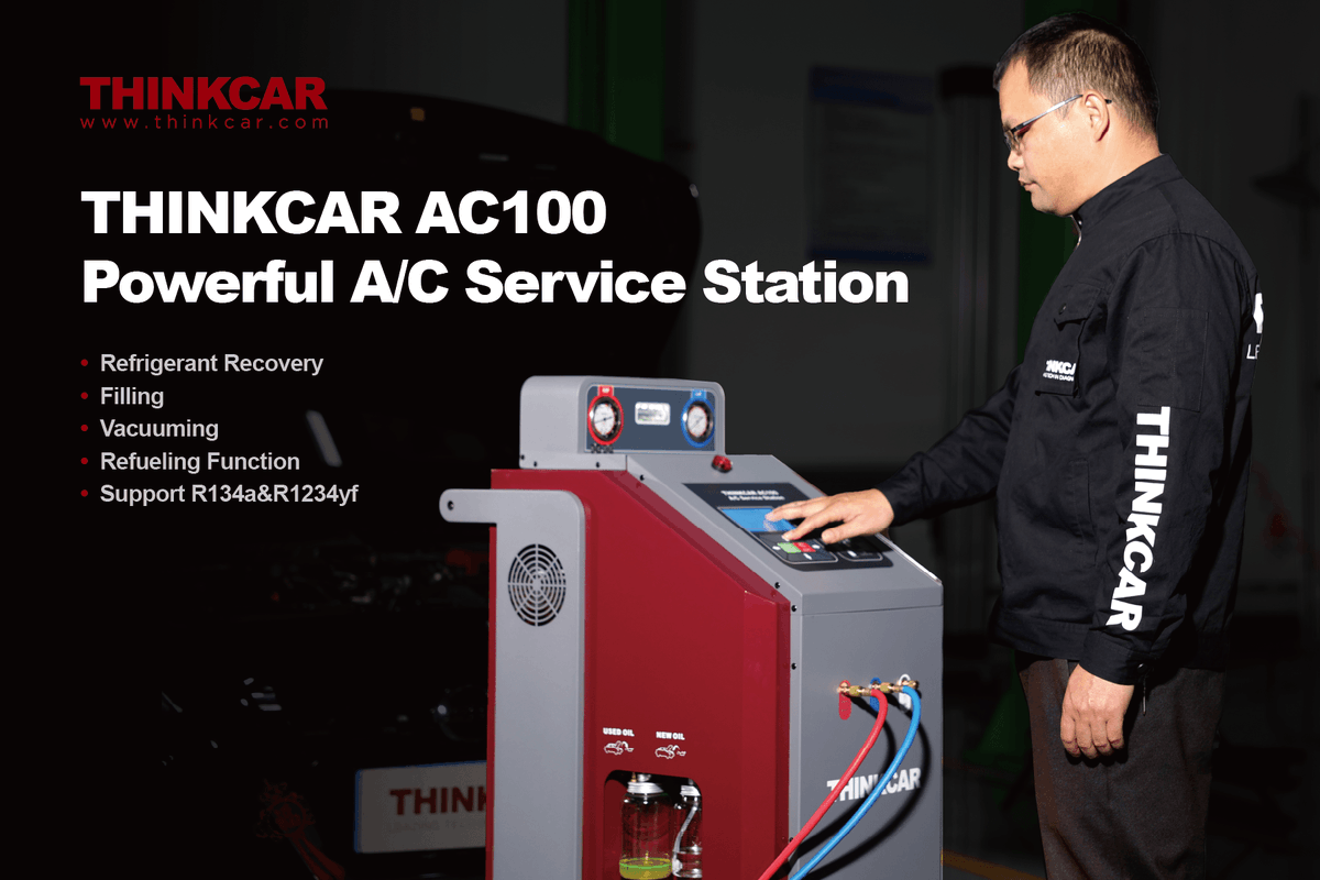ObdThinkcar's tweet photo. THINKCAR AC 100, Powerful A/C Service Station For Your Workshop! Learn more in https://t.co/dYpTpOaIvw
#thinkcar #thinkcarac100 #thinkcar https://t.co/1Ma8rs2nRA