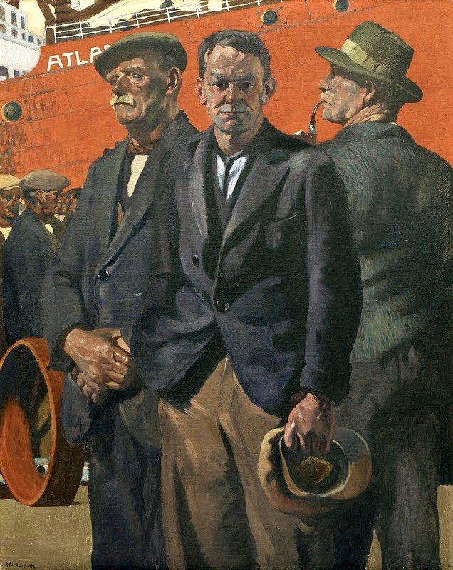 Dockers by Maurice MacGonigal (1900–1979)
