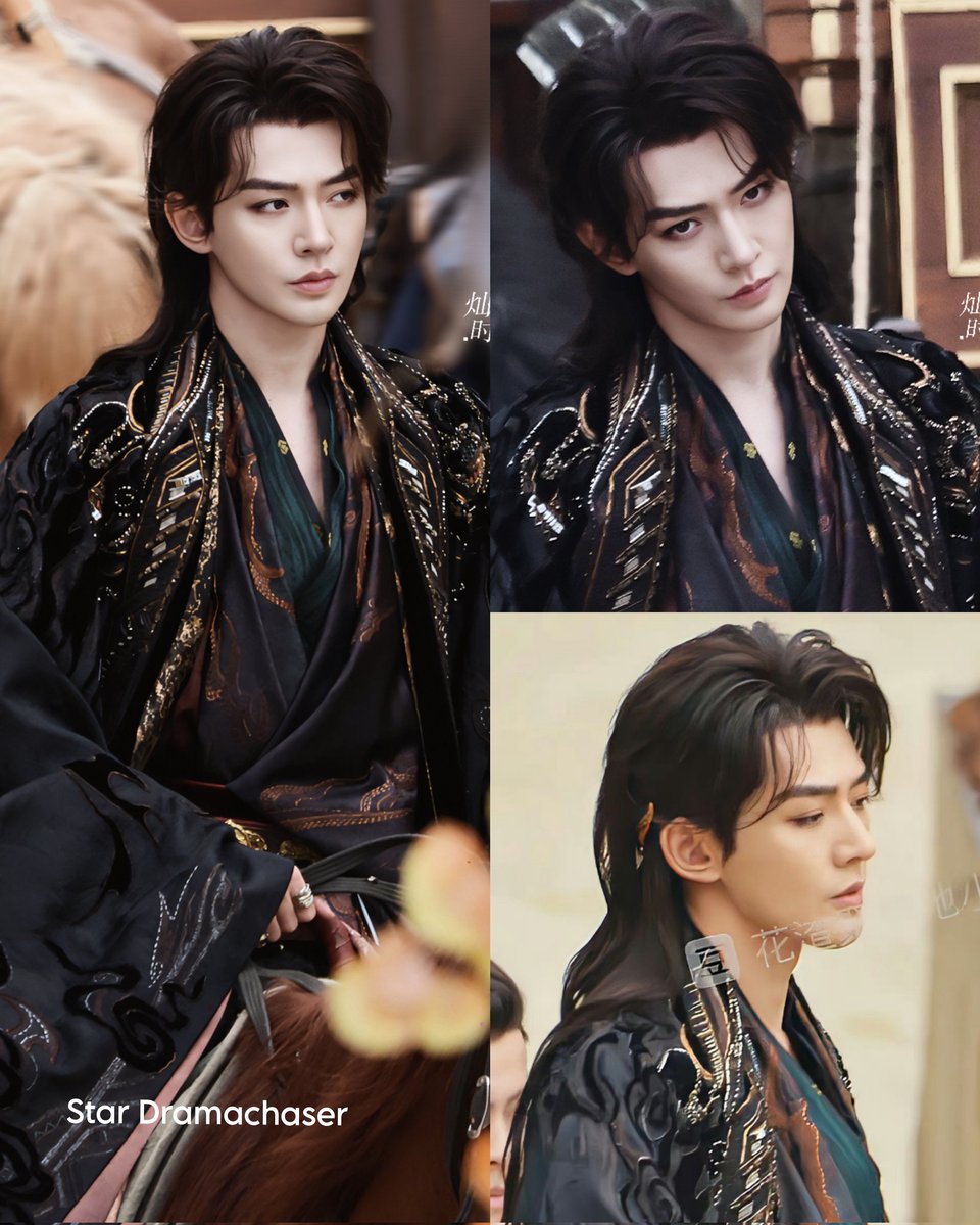 Gosh #DengWei looking hot in first look as the crazy villain Cha ShuoXun  🖤🔥

📸 Currently filming drama, The Story of Saiunkoku (The Legend of Rosy Clouds)