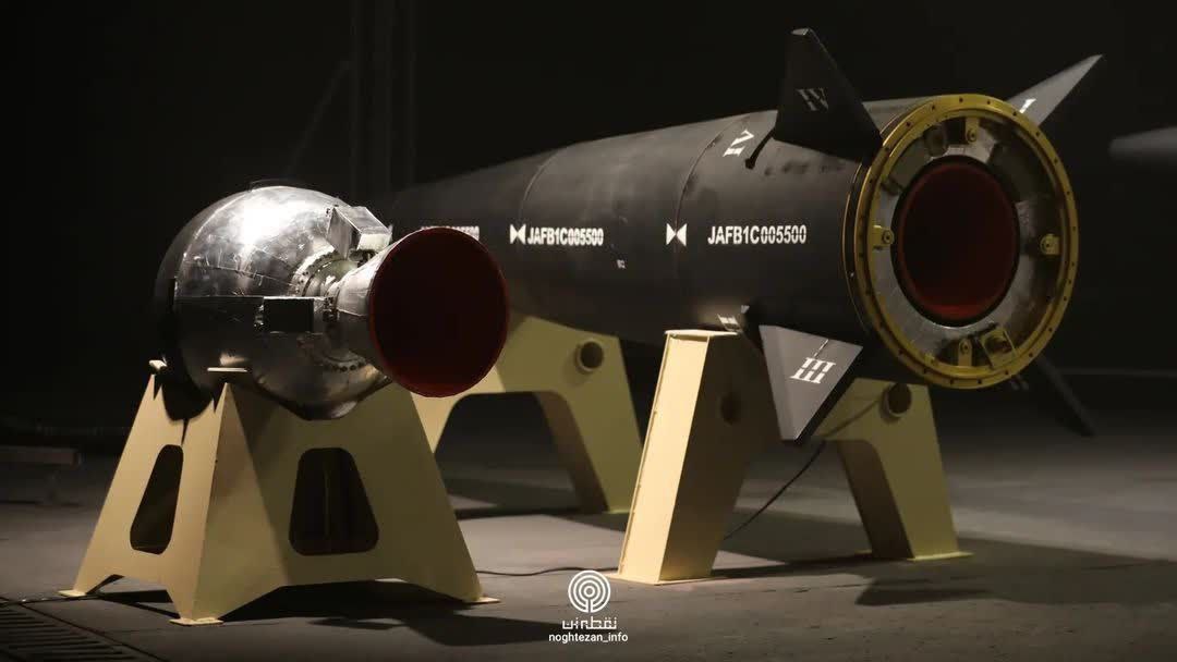JasonMBrodsky's tweet photo. #BREAKING: #Iran unveiled on Tuesday a hypersonic missile named Fattah which it claims is capable of traveling at 15 times the speed of sound. Israeli officials have been eyeing potential Russian transfers of hypersonic technology to Tehran. But no launch yet. https://t.co/aIauNCAYKK